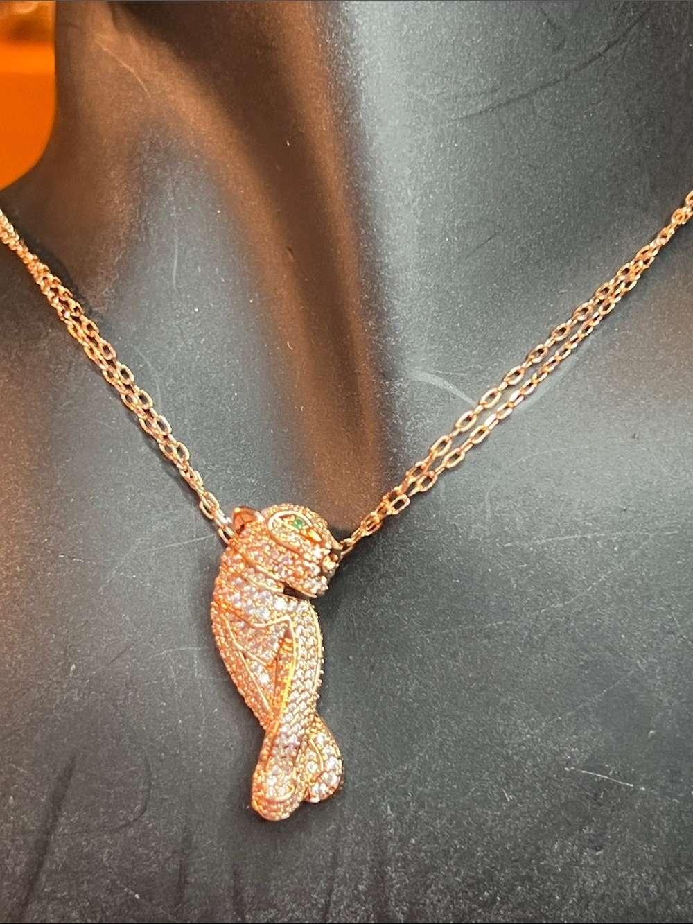 Gold Panther Pendant Necklace - Brand